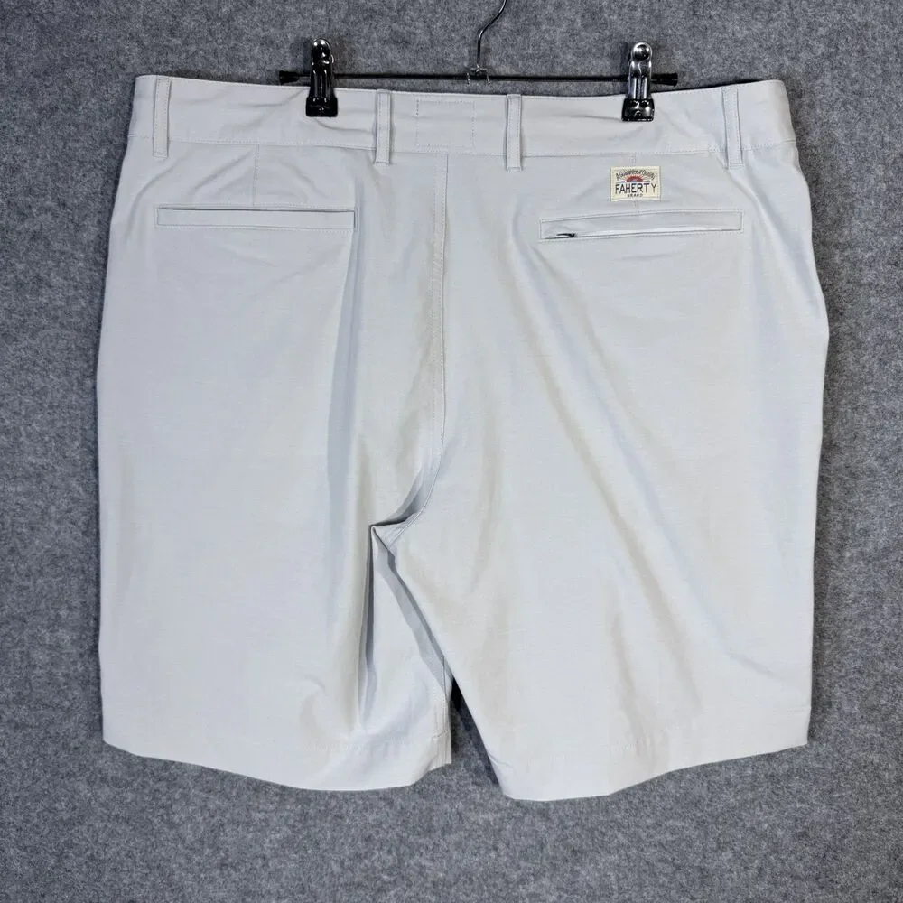 Faherty All Day Shorts Men's Light Gray‎ Casual Shorts Size 36